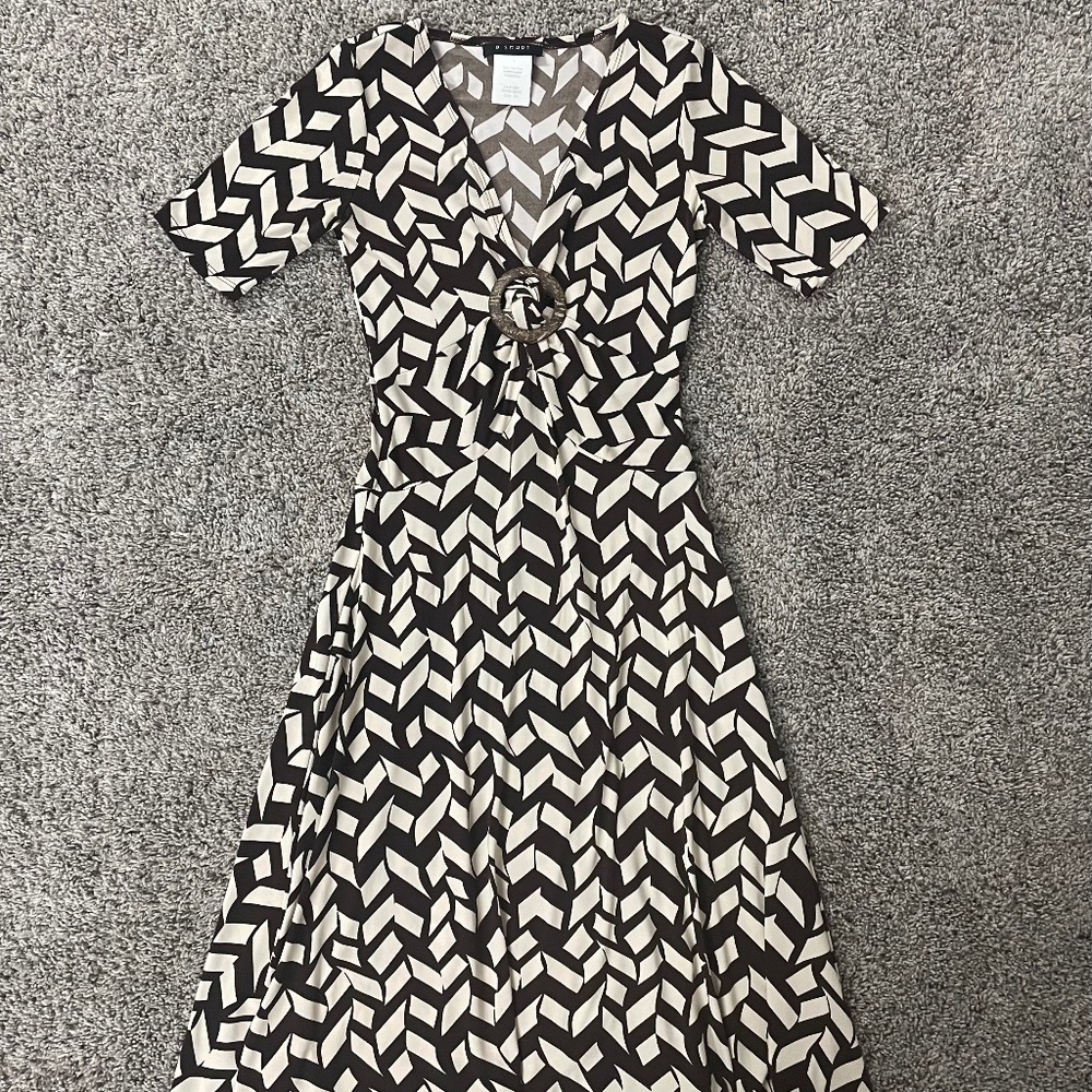 Brown & Khaki Dress (size: 3/4)